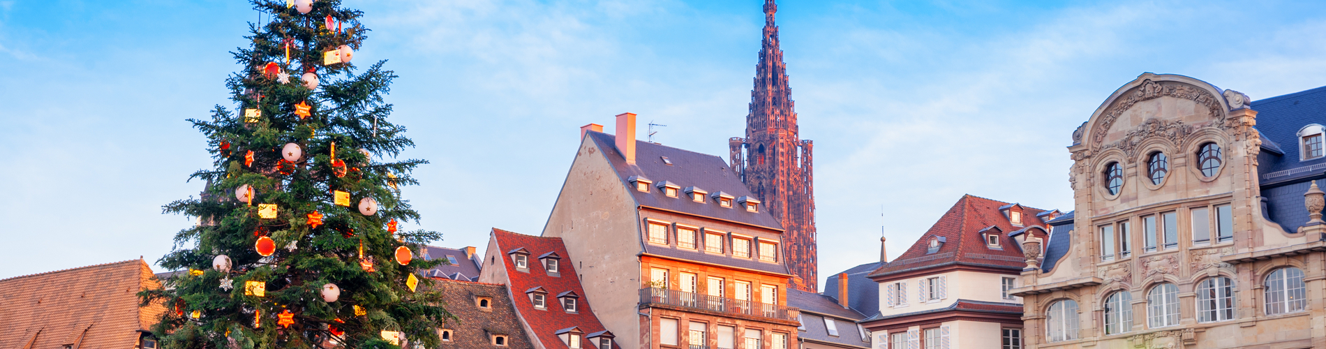 Ice,Skating,Rink,Near,The,Cathedral,In,Strasbourg,,France,,Christmas